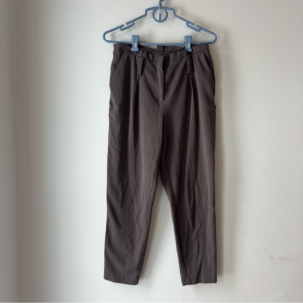 Ricki’s Taupe High Rise Tapered Dress Pants Women’s 4 Work Office Trousers